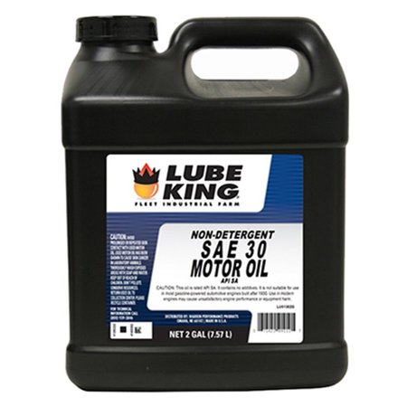 LUBE KING 2 Gallon Non-Detergent 30W Lubricating Oil LU573869